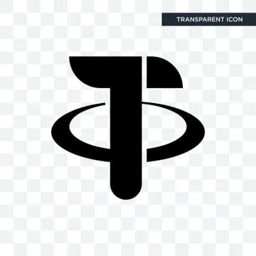 Tether vector icon isolated on transparent background, tether logo design イラスト素材