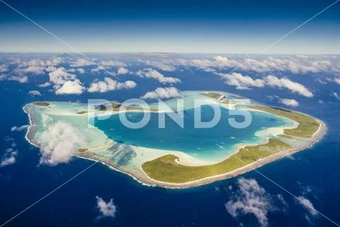 Tetiaroa Atoll Tropical Islands of French Polynesia Stock Photos