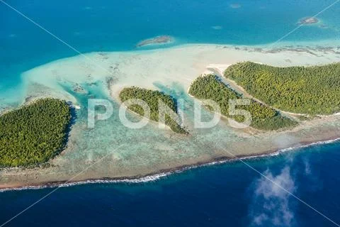 Tetiaroa Atoll Tropical Islands of French Polynesia Stock Photos