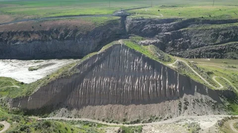 Teton Dam remnants Snake river 스톡 동영상 280522592