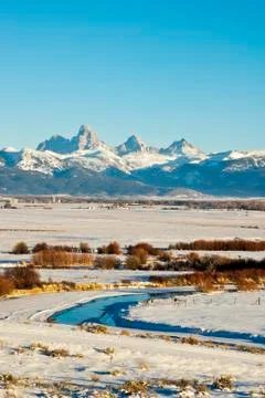 The teton valley Stock Photos
