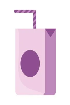 Tetra pack box Stock Illustration