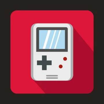 Tetris for games icon, flat style Stock Illustration
