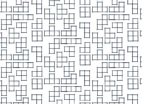 Tetris pattern on a white background. vector pattern game, design for paper.. Stock Illustration