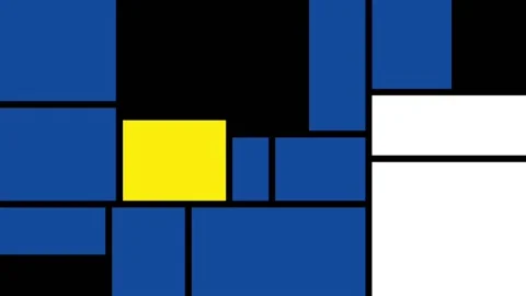 Tetris retro blocks animation cgi Stock Footage 153591893