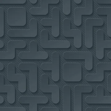 Tetris seamless pattern Illustrazione stock