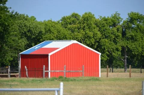The Texas Barn Fotos de archivo