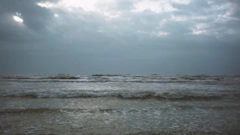 Texas Beach Stock Footage 93612626