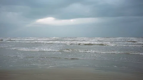 Texas Beach Stock Footage 93613630