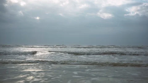 Texas Beach Stock Footage 93613791