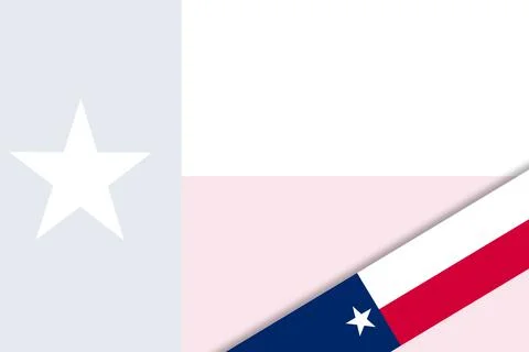 Texas Blank Card Template Stock Illustration