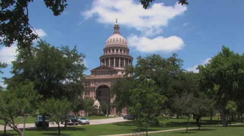 Texas Capitol building 2 Stock Footage 25542775