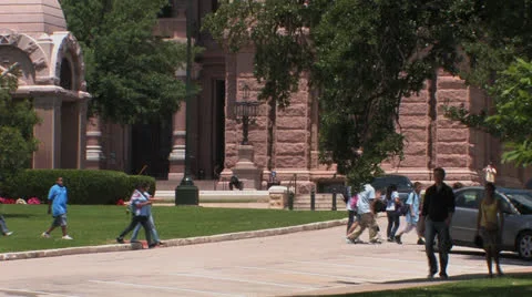 Texas Capitol building 5 Stock Footage 25547009