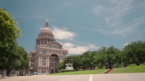 Texas Capitol Building, Left 3-Quarter view Vidéo 78167926