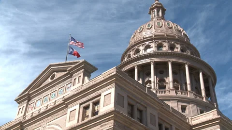 Texas Capitol Dome HD State Capital Stock Footage