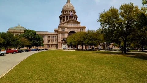 Texas Capitol Hyperlapse Stock Footage 105686079