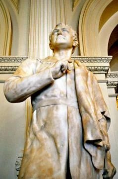 Texas capitol statue 스톡 사진