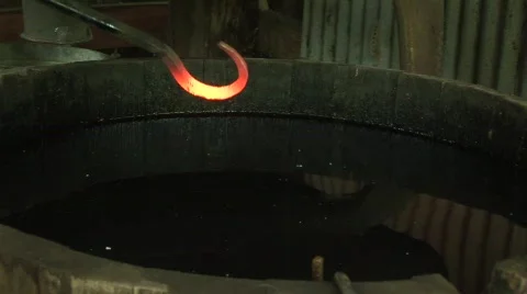 Texas country blacksmith Stock Footage 537882
