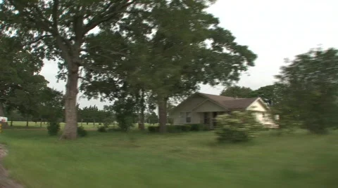 Texas country road Stock Footage 537734