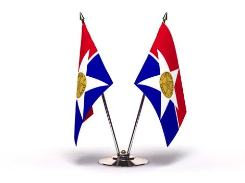 Texas Dallas Flag Stock Illustration