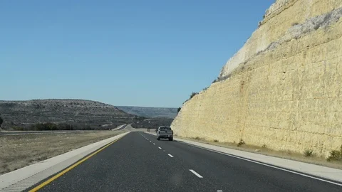 Texas Drive Stock Footage 86296383