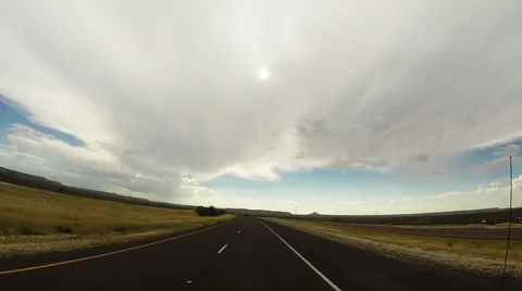 Texas driving, open highway Video stock 49833041