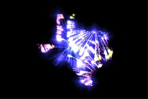 Texas Fireworks Stock Footage 720524