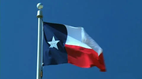 Texas Flag 02-Pond 5 Stock HD Stock Footage 12388987