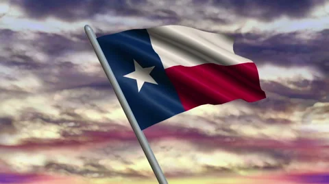 Texas Flag Animation – 4K Resolution Ultra HD Stock Footage 41826054