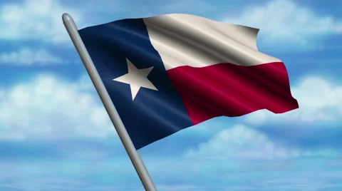 Texas Flag Animation – 4K Resolution Ultra HD Stock Footage 41826228