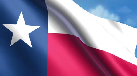 Texas Flag Animation Stock Footage 40064046