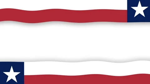 Texas Flag Border Frame Background Template for Lone Star State Celebrations. Stock Footage 340632972