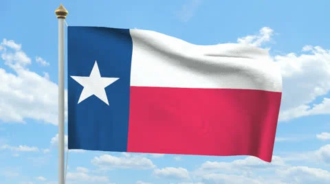 Texas flag Stock Footage 22751941