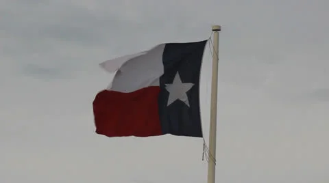 Texas Flag Video stock 25512196