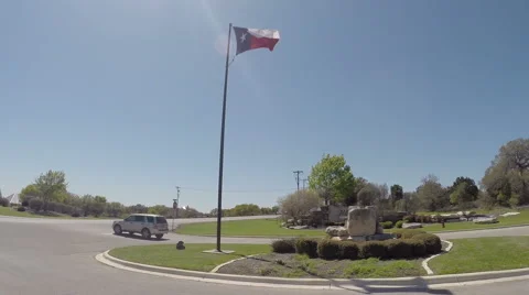 Texas Flag Vídeo Stock 49061195