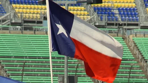 Texas Flag Stock Footage 95566369