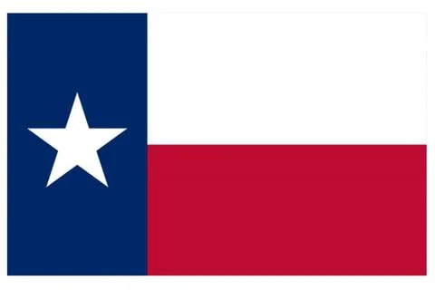Texas Flag Illustrazione stock