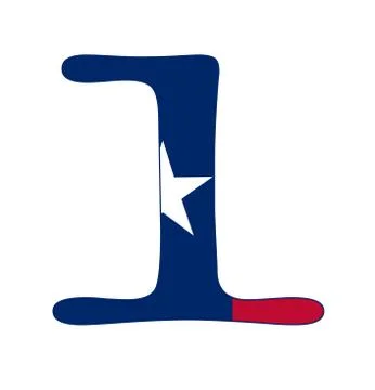 Texas Flag Number 1 Stock Illustration