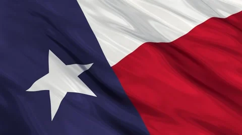 TEXAS flag waving Seamless 스톡 동영상 48660431