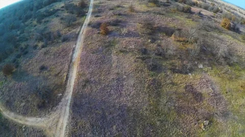 Texas Hills Aerial Footage Stock Footage