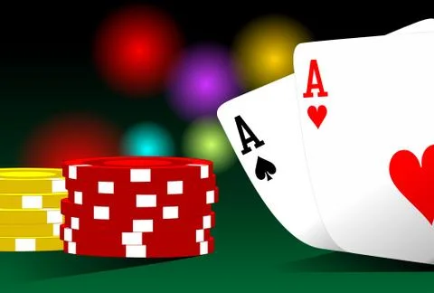 Texas hold'em Stock Illustration