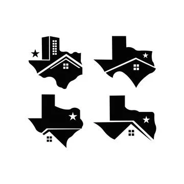 Texas home logo Stock Illustration