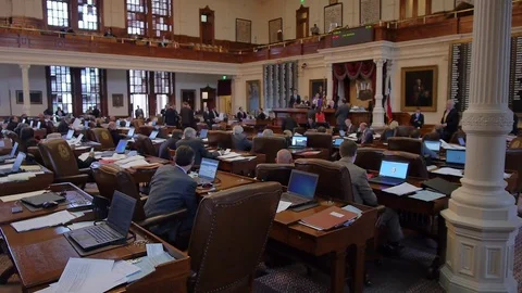 Texas House of Representatives Texas Capitol Texas Capital Vídeos de archivo 70144651