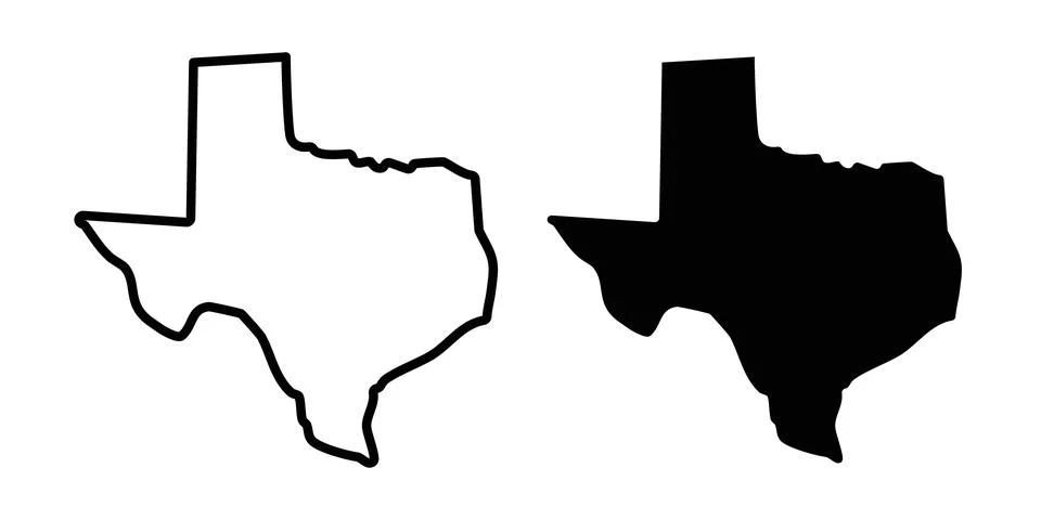 Texas icon vector symbol graphics Stock Illustration