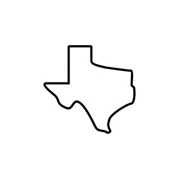 Texas icon vector. texas sign symbol Stock Illustration