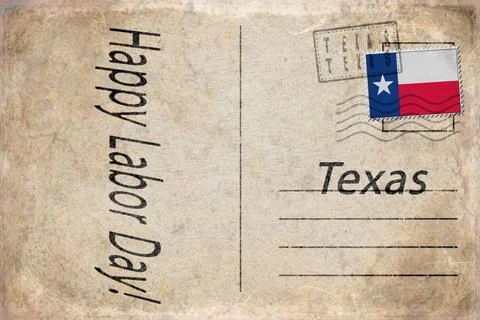 Texas Labor Day Workers Parade Background イラスト素材