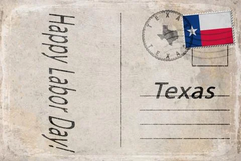 Texas Labor Day Workers Parade Background イラスト素材