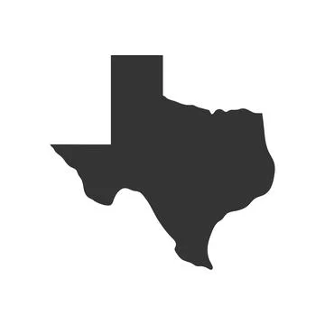 Texas map icon. Vector illustration - Vector Stock Illustration