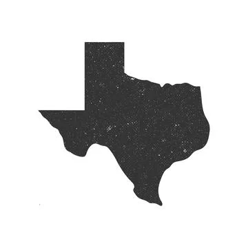 Texas map icon. Vector illustration - Vector Stock Illustration