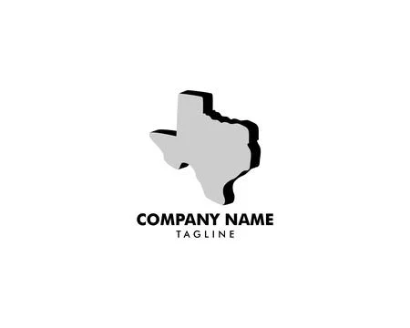 Texas map logo icon vector illustration Stock Illustration